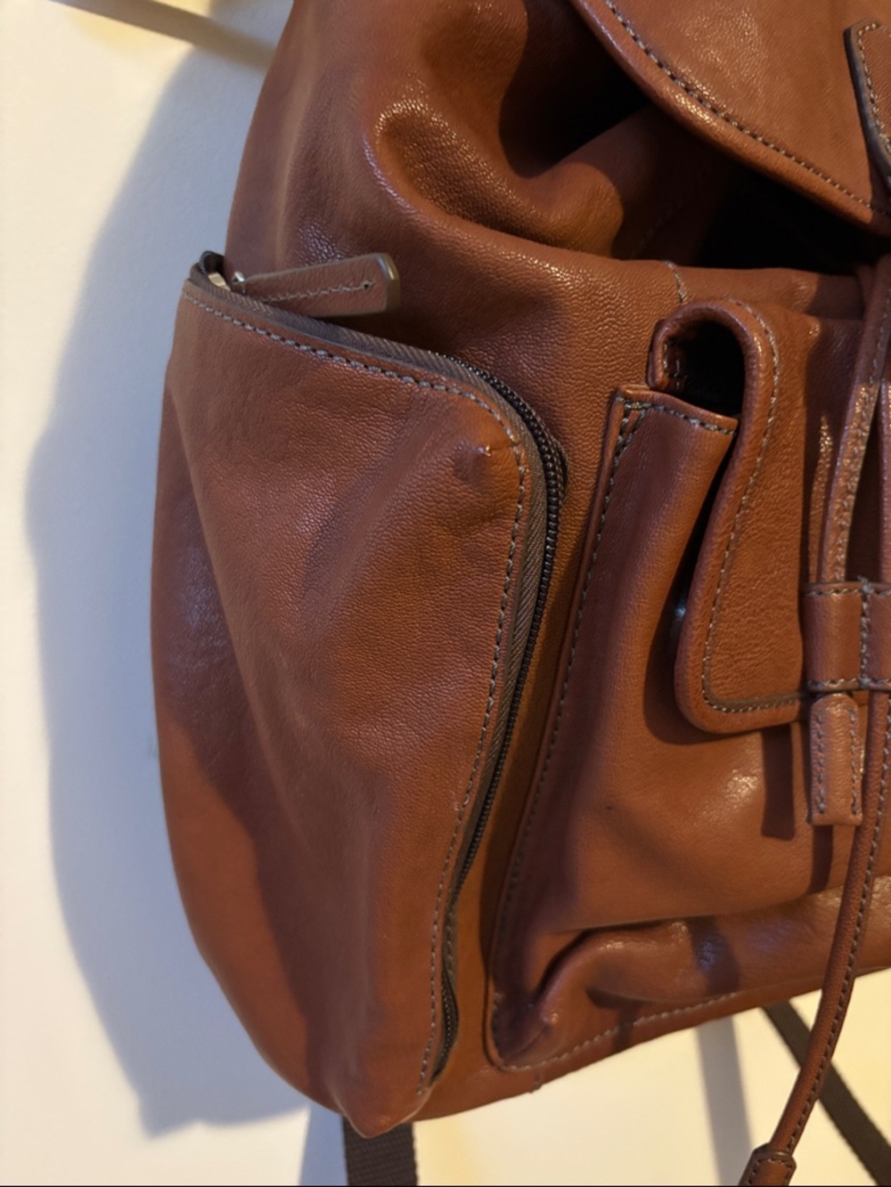 Fossil “Ridge” Leather Backpack - Picture 2 of 11
